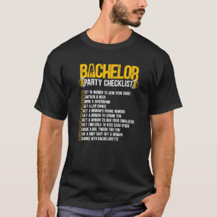 Checkliste für "Erste Schritte" im Bachelor-Stadio T-Shirt