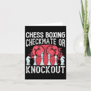 Checkliste für Schachboxen oder Knockout-Spaß Karte
