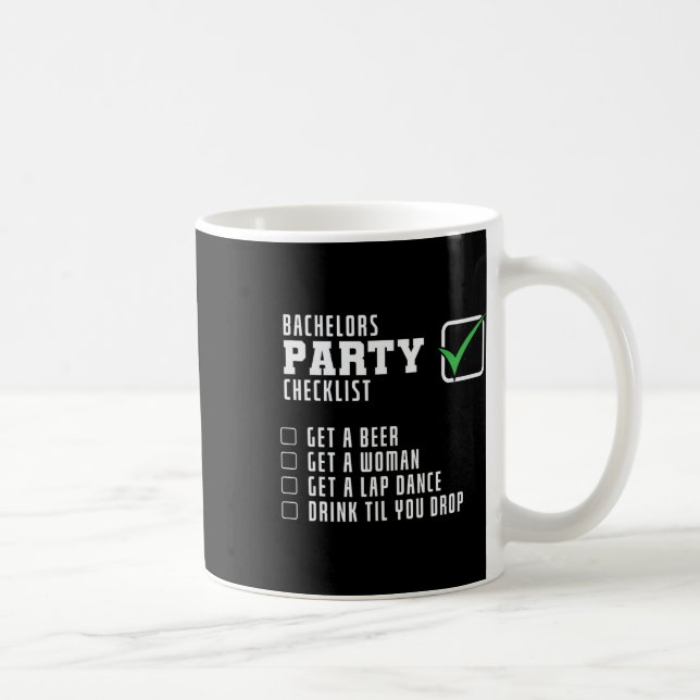 Checkliste Party Kaffeetasse (Rechts)