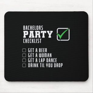 Checkliste Party Mousepad