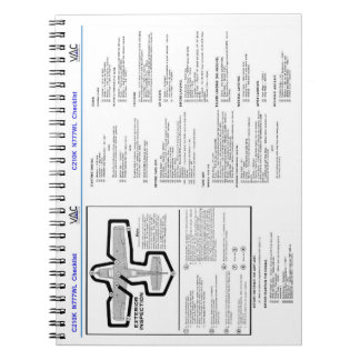 Checklistennotizbuch Cessnas 210K Notizblock