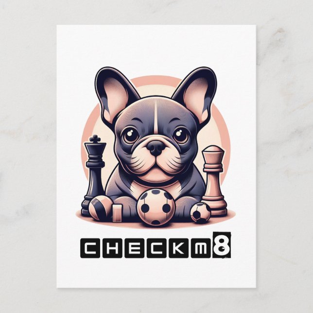 CheckM8 Postkarte (Vorderseite)