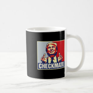 Checkmate Funny Trump 2024 Präsidentschaftskampagn Kaffeetasse