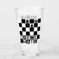 CheckMate Glass Tumbler
