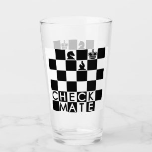 CheckMate Glass Tumbler
