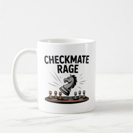 Checkmate Rage Mug – Funny Chess Gift for gamers Kaffeetasse