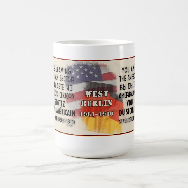 Checkpoint Charlie Kaffeetasse (Mittel)