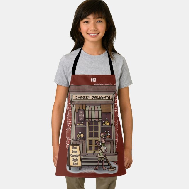 Cheddar All-over Print Kid's Schürze (Insitu)