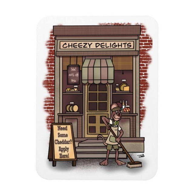 Cheddar Flexible Foto Magnet (Vertikal)