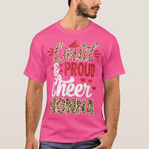 Chee Nonna größten Fan Leopard Print und Pom Pom T-Shirt