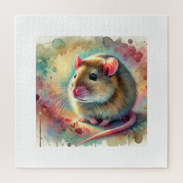 Cheek Pouch Rat 240624AREF125 - Watercolor (Vertikal)