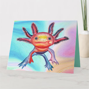 Cheeky Axolotl toutes les occasions carte de voeux