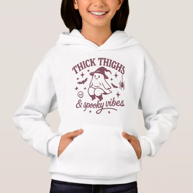 Cheeky Batty Ghost Chic Girl's T - Shirt (Vorderseite)