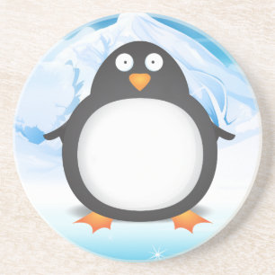 Cheeky King Penguin Untersetzer