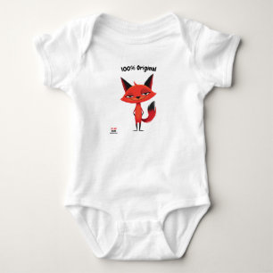 Cheeky Red Fox   Spaß für Kinder & Teens Baby Strampler