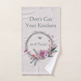 Cheeky Redewendungen Handtücher