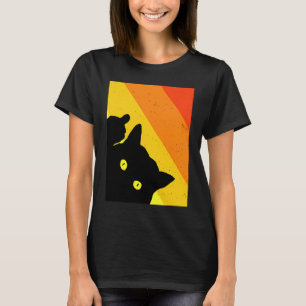 Cheeky Rude Cat gibt dem Mittleren Finger T-Shirt