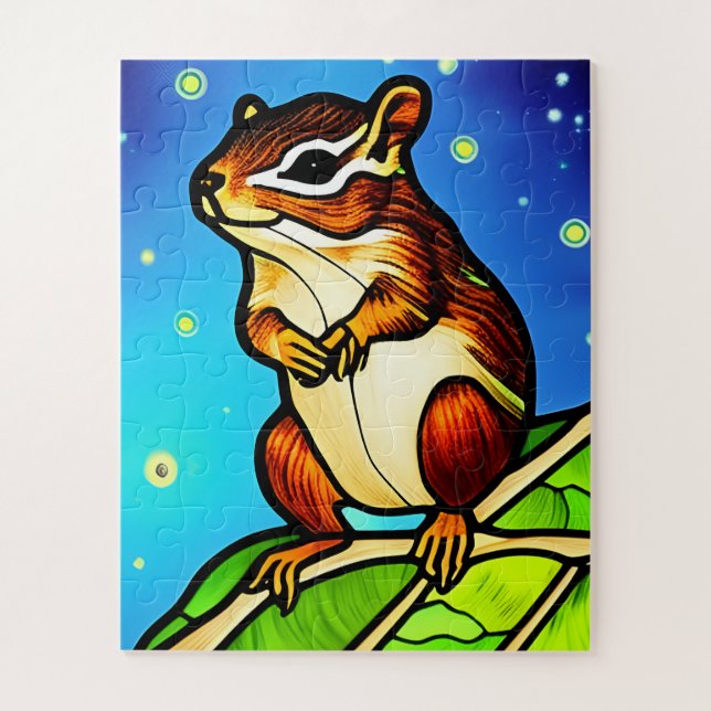 Cheeky, spielerisch Chipmunk Pal (Vertikal)