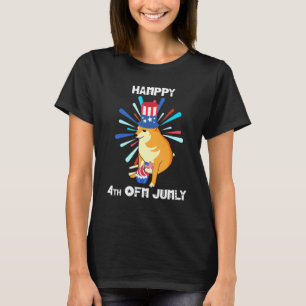 Cheems 4. Juli Meme Cupcake Flag Unabhängigkeit T-Shirt