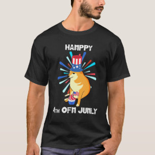Cheems 4. Juli Meme Cupcake Flag Unabhängigkeit T-Shirt