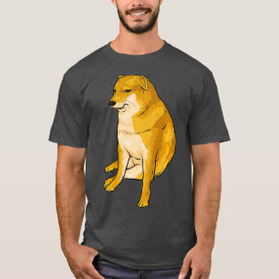 Cheems Dog Funny Shiba Inu Dank Meme T-Shirt