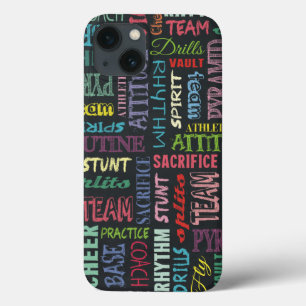 Cheer Begriffe auf der Tafel iPhone 13 Hülle