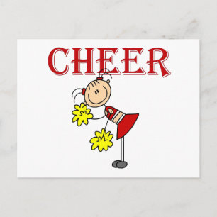 CHEER Cheerleader T-Shirts und Geschenke Postkarte