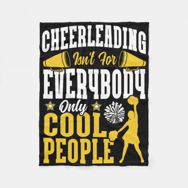 Cheer Cheerleading Cheerleading Isn't For Everybod Fleecedecke (Vorderseite)