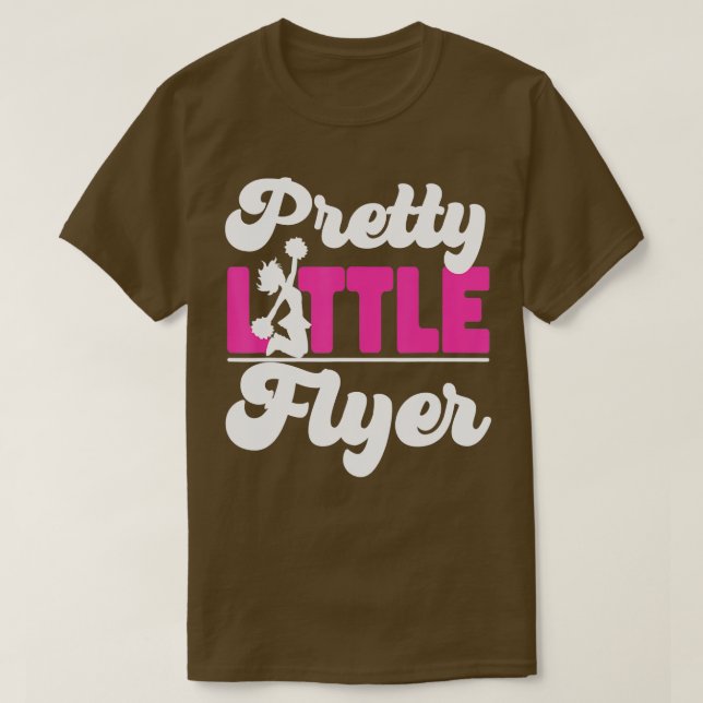 Cheer Cheerleading Hübsch Little Flyer T-Shirt (Design vorne)