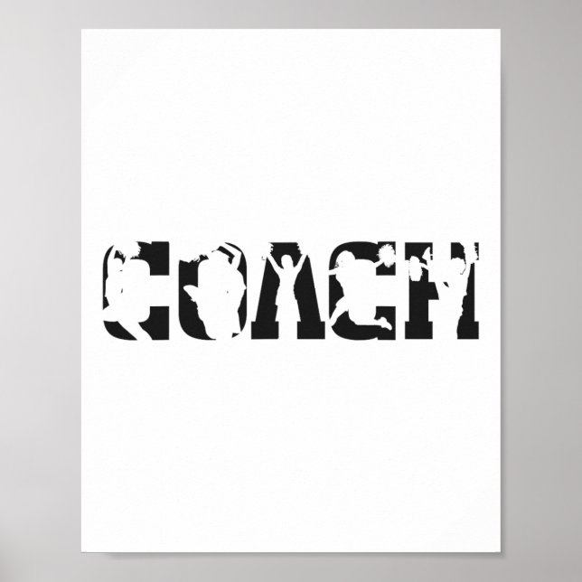 Cheer Cheerleading-Trainer Coach _3  Poster (Vorne)