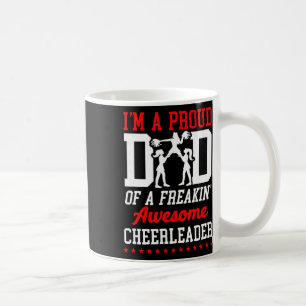 Cheer Cheerleading Vater Papa Ich bin ein stolzer Kaffeetasse