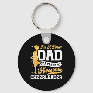 Cheer Cheerleading Vater Papa Ich bin ein stolzer Schlüsselanhänger