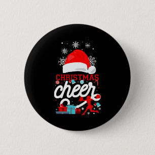 Cheer Cheerleading Weihnachtsstimmung Button