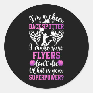 Cheer Ckspot Cheerleading Ckspot Lustige Frauen Bl Runder Aufkleber
