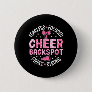 Cheer Ckspot Furchtlos Fokussiert Fierce Cheerlead Button