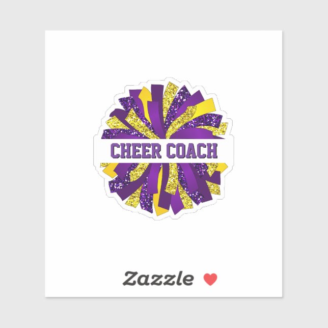 Cheer Coach Aufkleber (Blatt)
