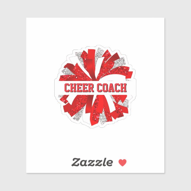 Cheer Coach Aufkleber (Blatt)