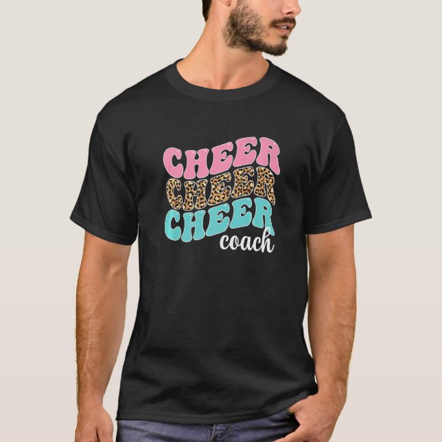 Cheer Coach Cheerleading Coach Cheerleader Coach   T-Shirt (Vorderseite)