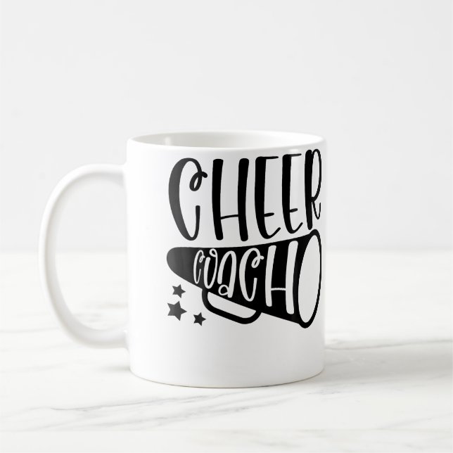 Cheer Coach Cheerleading Coach Kaffeetasse (Links)