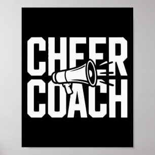 Cheer Coach Cheerleading Mentor Gruppenleiter Poster