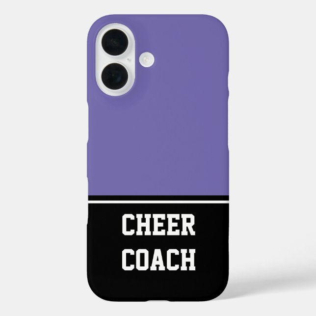 Cheer Coach Coque-Mate iPhone 16 Coque (Verso)