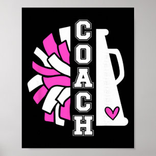 Cheer Coach Dankbarkeit Cheerleading-Trainer Poster