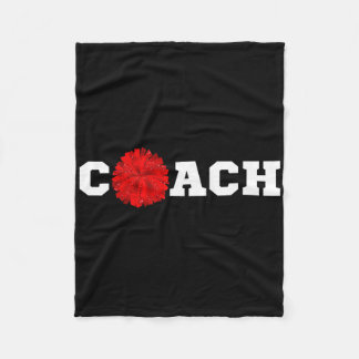 Cheer Coach Geschenk Cheerleading Cheerleader Rote Fleecedecke