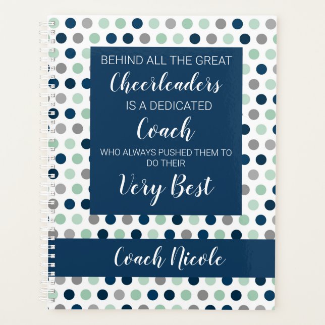 Cheer Coach Planner Planer (Vorderseite)