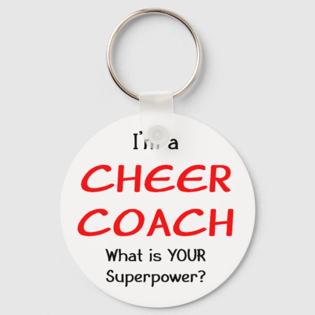 Cheer Coach Schlüsselanhänger (Vorderseite)