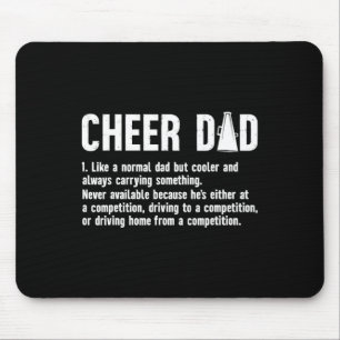 Cheer Dad Definition Vater eines Cheerleaders Vate Mousepad