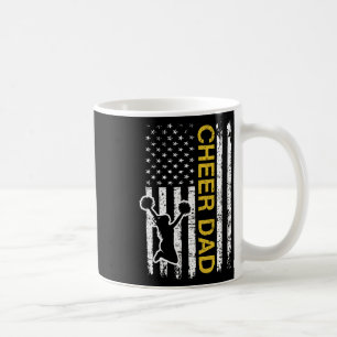 Cheer Dad Flagge Gelb Cheerleading Kaffeetasse