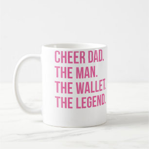 Cheer Dad Pink Cheerleading Kaffeetasse