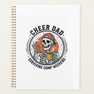 Cheer Dad Surviving Comp Weekend Skeleton Shirt_1