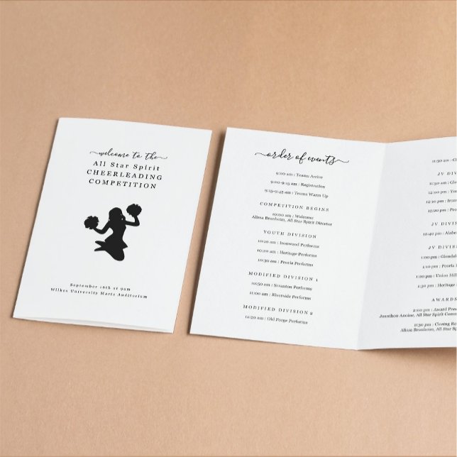 Cheer & Dance Competition Program Flyer (Von Creator hochgeladen)